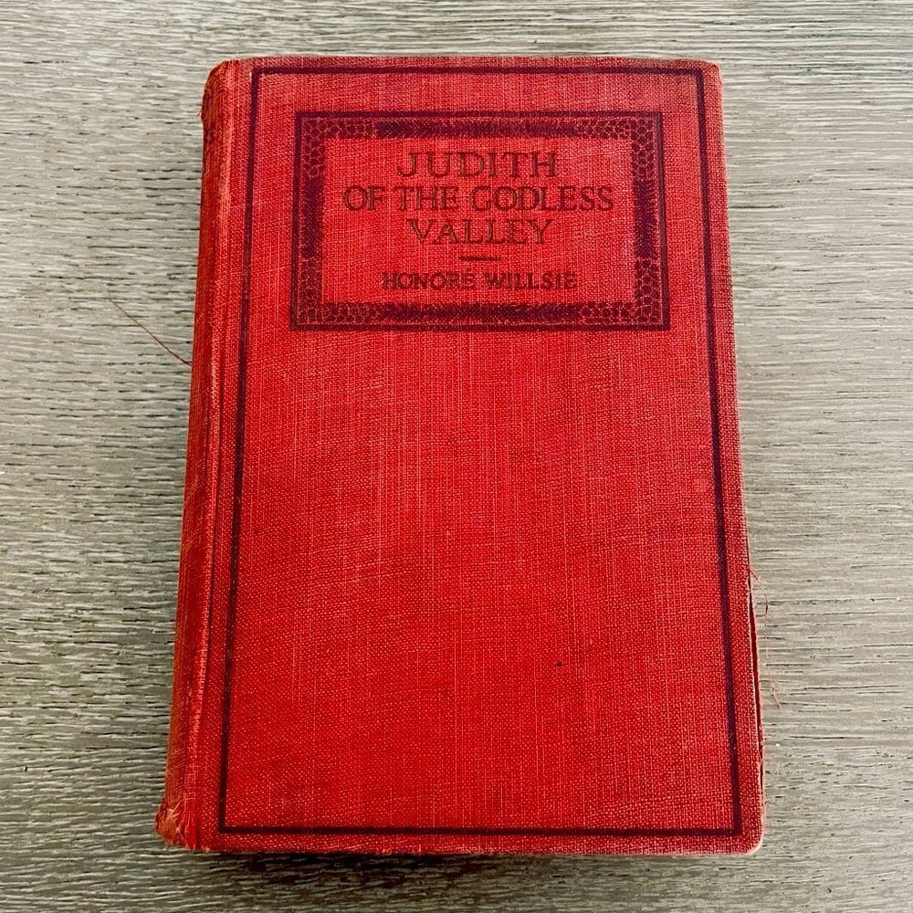 Judith of the Godless Valley by Honore Willsie Vintage Antique Book